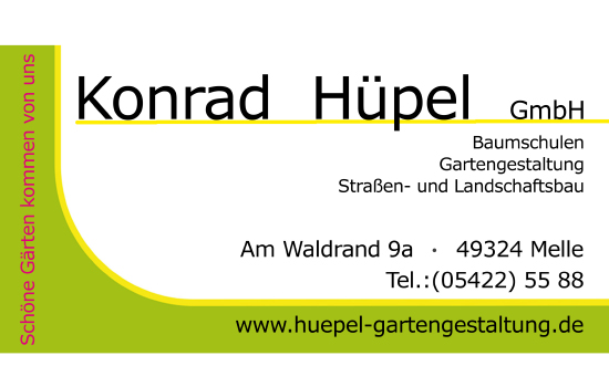 Sponsor Konrad Hüpel